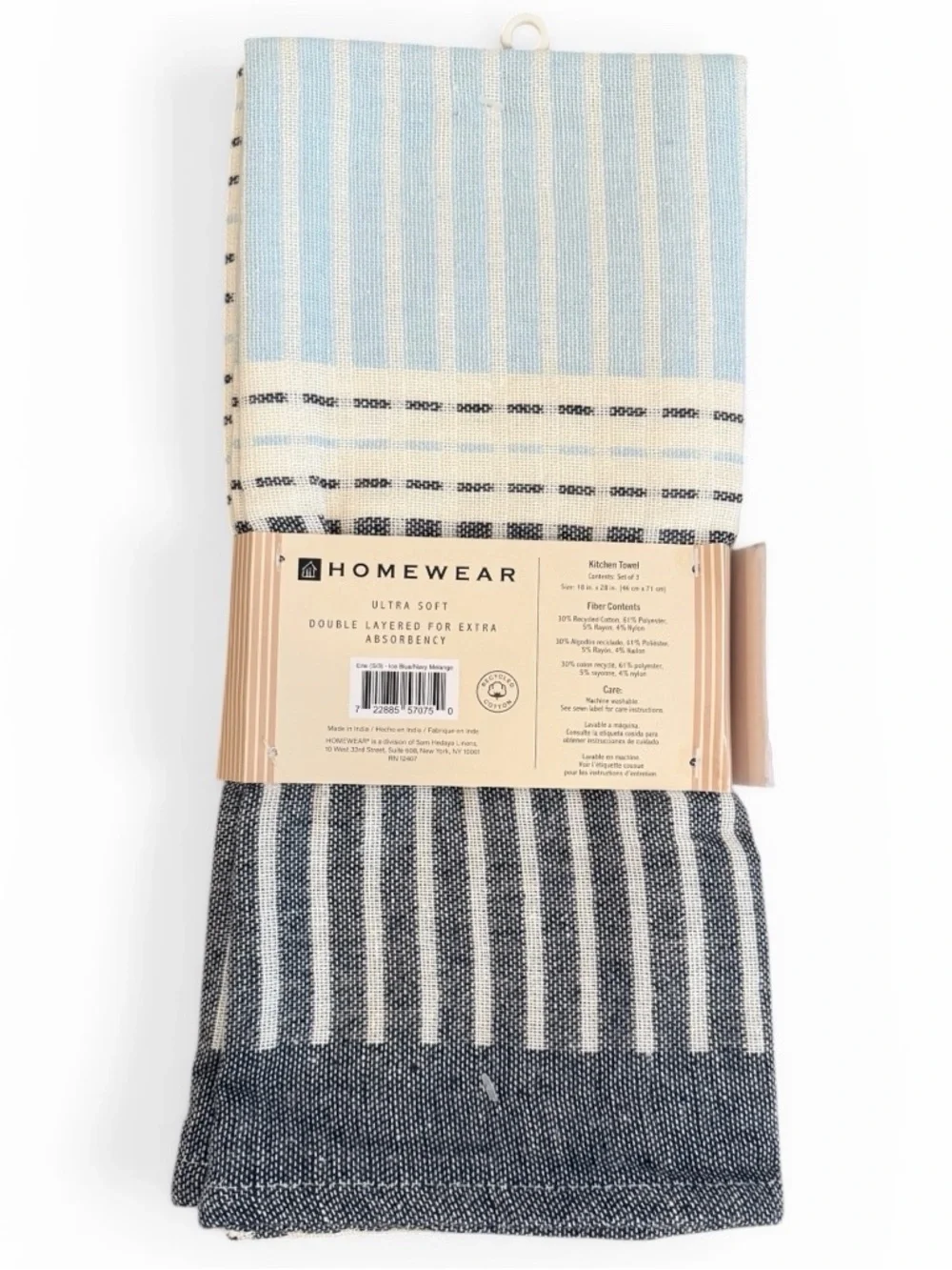 Homewear Set of 3 Artisanal Kitchen Towels NWT